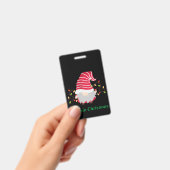 Gnomie Kerst Badge (Handheld)