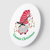 Gnomie kerst grote klok (Hoek)