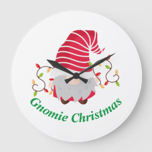 Gnomie kerst grote klok