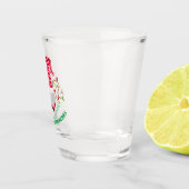 Gnomie Kerst Shotglas Shot Glas (Rechts)