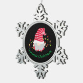 Gnomie Kerst Sneeuwvlok Kerst Ornament (Rechts)