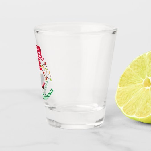 Gnomie Kerstblaasglas Shot Glas (Rechts)