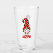 Gnomie kerstglas glas (Achterkant)
