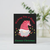 Gnomie Kerstkaart Briefkaart (Staand voorkant)