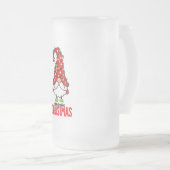 Gnomie Kerstmis Matglas Bierpul (Voorkant rechts)