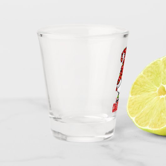 Gnomie Kerstmis Shot Glas (Links)