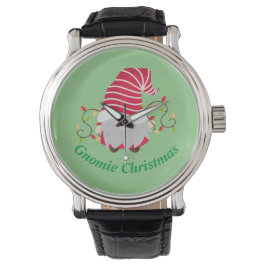Gnomie kerstpas horloge