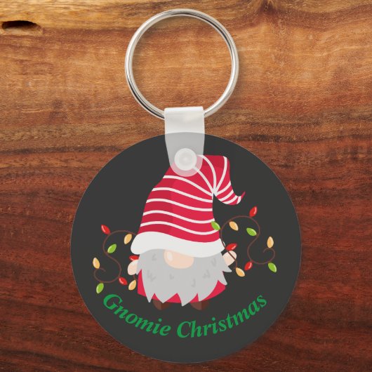 Gnomie kerstSleutelhanger Sleutelhanger (Voorkant)