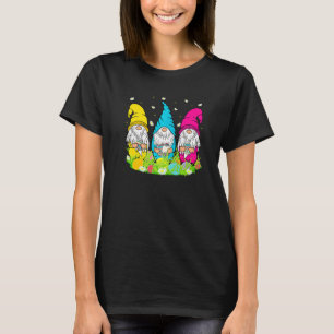 Gnomies Bunny Gnome Paaseieren Happy Paasdag T-shirt