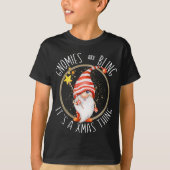 Gnomies En Bling Het Is Een Kerstmis Ding - Schatt T-shirt (Voorkant)