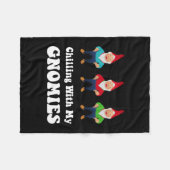 Gnomies Fleece Deken (Voorkant (Horizontaal))