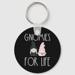 Gnomies for Life Funny Wedding Gnome Bride Groom Sleutelhanger