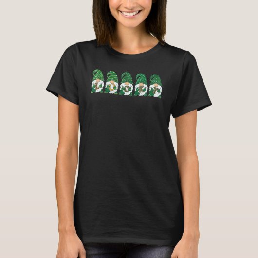 Gnomies Leprechaun Lovers St Patricks Day Gnome Sh T-shirt (Voorkant)