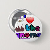 Gnomies Ronde Button 5,7 Cm (Voorkant /achterkant)