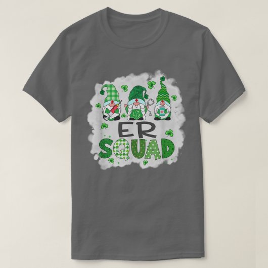 Gnomies St Patricks Day Nurse St. T-shirt (Design voorkant)