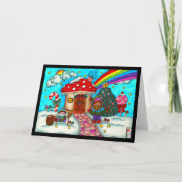 Gnomie's vakantiekaart kaart