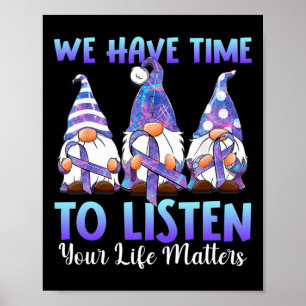 Gnomies We hebben tijd om te luisteren naar je lev Poster