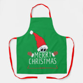 Gnomo de Navidad All-Over Print Apron Schort (Voorkant)