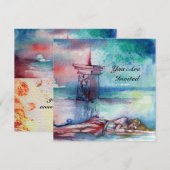 GNOMON AND LADY OF THE LAKE Arthurian Legend Kaart (Voorkant / Achterkant)