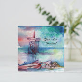 GNOMON AND LADY OF THE LAKE Arthurian Legend Kaart (Staand voorkant)