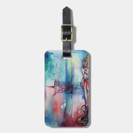 GNOMON AND LADY OF THE LAKE PARchment Bagagelabel (Voorkant verticaal)