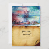 GNOMON EN DE VROUW VAN HET MEER Bruin perkament Kaart (Voorkant)