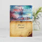 GNOMON EN DE VROUWE VAN HET MEER Bruin perkament Kaart (Staand voorkant)