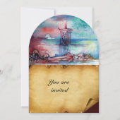 GNOMON EN LADY VAN HET LAKE bruin perkament Kaart (Voorkant)