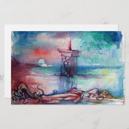 GNOMON EN MERK BRIEFPAPIER (Voorkant / Achterkant)