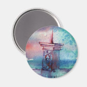 GNOMON EN MERK MAGNEET (Voorkant / Achterkant)