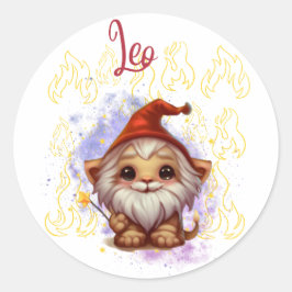Gnomoscoop Leo Sticker