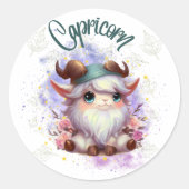 Gnomoscoop Steenbok Sticker (Voorkant)