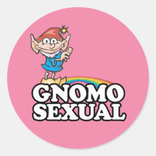 Gnomoseksueel Ronde Sticker