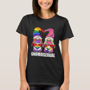 Gnomosexual Lgbetq Gnome Lesbian Love T-shirt