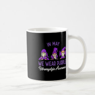 GNOOM Draag Paarse lintfibromyalgie Pijnbewustzijn Koffiemok