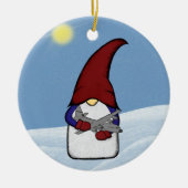 Gnoom en C-130 Keramisch Ornament (Voorkant)