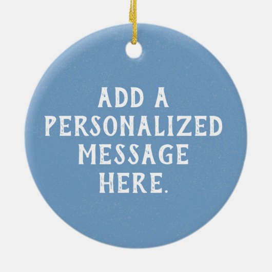 Gnoom en C-130 Keramisch Ornament (Achterkant)