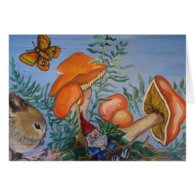 Gnoom en paddenstoelen (Voorkant Horizontaal)