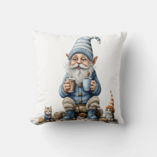 Gnoom en winterseizoen kussen