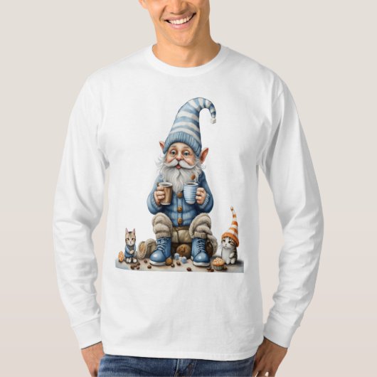 Gnoom en winterseizoen t-shirt (Voorkant)