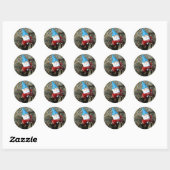 Gnoom gestampt ronde sticker (Vel)