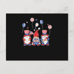 gnoom gnomen onafhankelijkheid dag 4 juli briefkaart