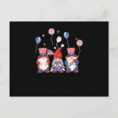 gnoom gnomen onafhankelijkheid dag 4 juli briefkaart (Voorkant)