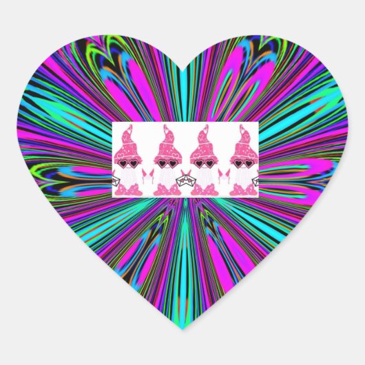 gnoom hart sticker (Voorkant)