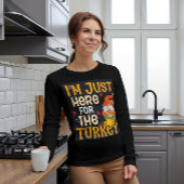 Gnoom hier voor de Thanksgiving van Turkije: lange T-shirt