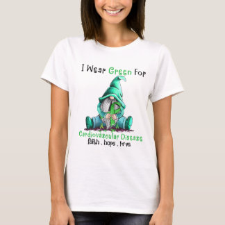 Gnoom I draag groen voor hart- en vaatziekten T-shirt