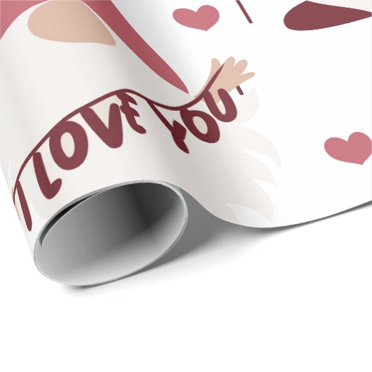 Gnoom Ik hou van je papier verpakken (Rol Hoek)