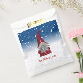 Gnoom in de sneeuw bedankzakje (Gezegeld)