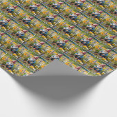 Gnoom in de zomertuin cadeaupapier (Hoek)