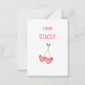 Gnoom Kinder Valentijnse Notitiekaartje (Achterkant)